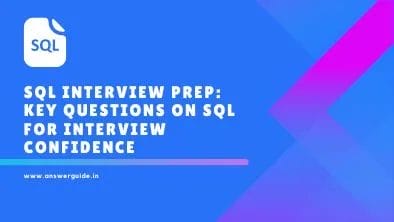 Questions on SQL for Interview