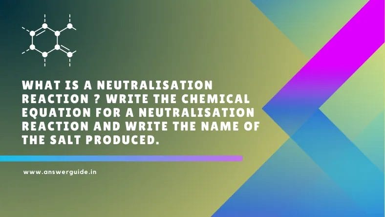 Neutralization Reaction